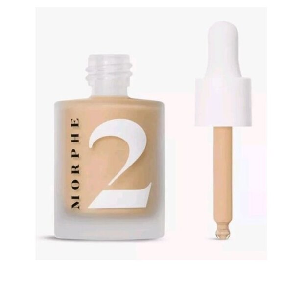 Morphe 2 Hint Hint Skin Tint ~ HINT OF ALMOND (Light/Medium Neutral) 1oz NIB - Picture 4 of 9